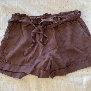 Aerie brown shorts